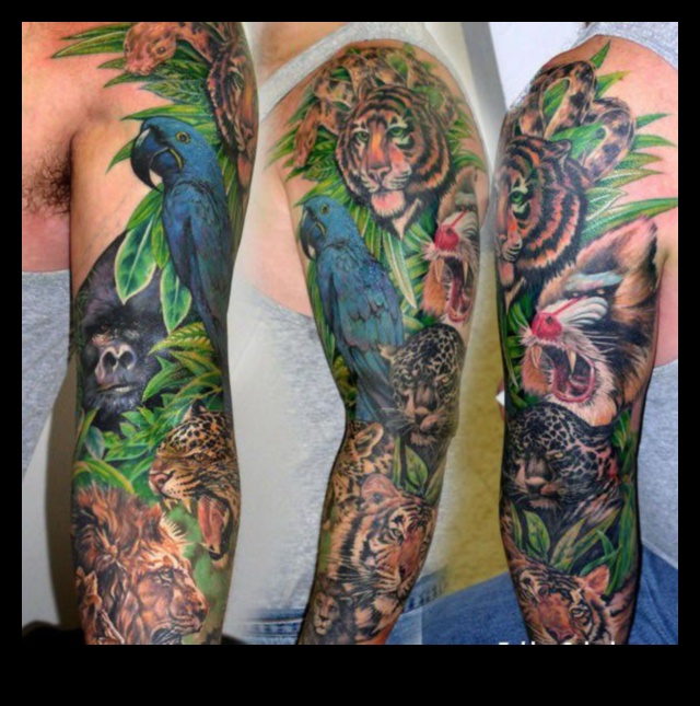 Jungle Journals: Narratives Etched in Animal Tattoos