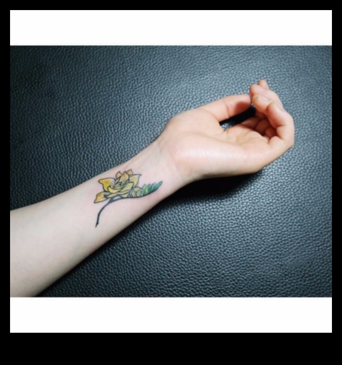 Secret Gardens A Floral Exploration of Hidden Wrist Tattoos 2 Secret Gardens: Exploring the World of Hidden Wrist Tattoos