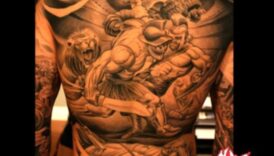 Epic Backdrops: Unveiling the Grandeur of Bold Back Tattoo Narratives