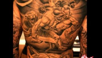 Epic Backdrops: Unveiling the Grandeur of Bold Back Tattoo Narratives